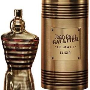 Jean Paul Gaultier Gold and Black Le Male Elixir